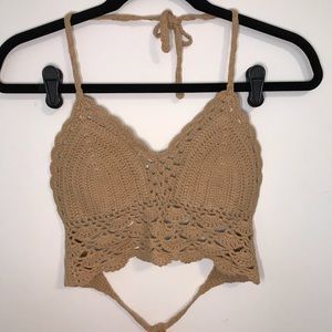 Crochet crop top